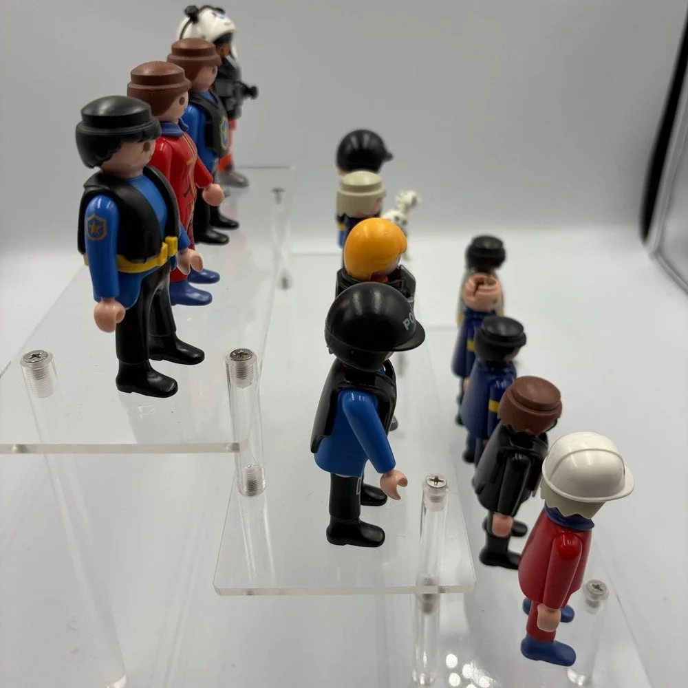 Playmobil‎ Vintage Figure Lot Of 13 Different With Accessories Astronaut, Police